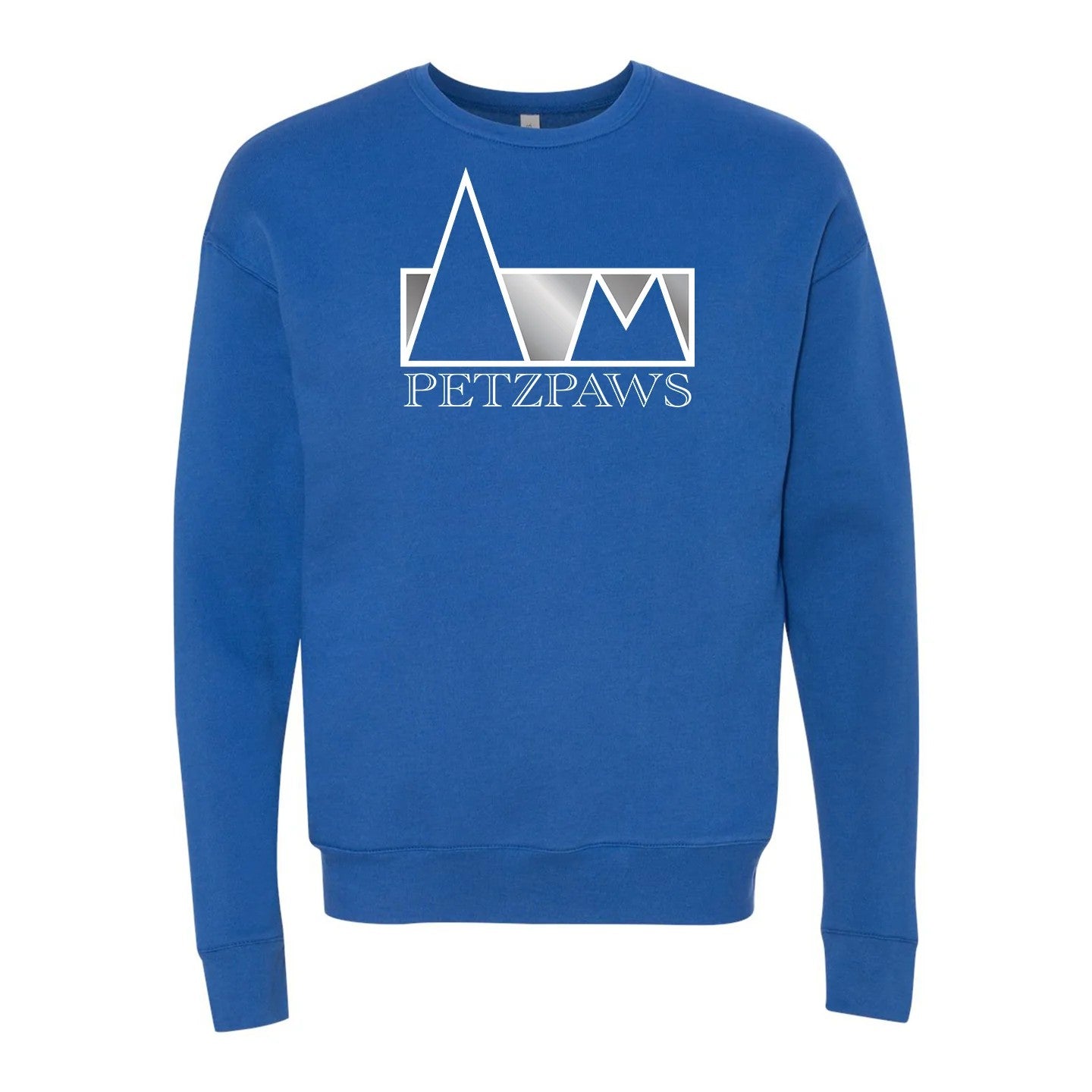 PetzPaws Dog Walking Sweatshirt Blue Silver