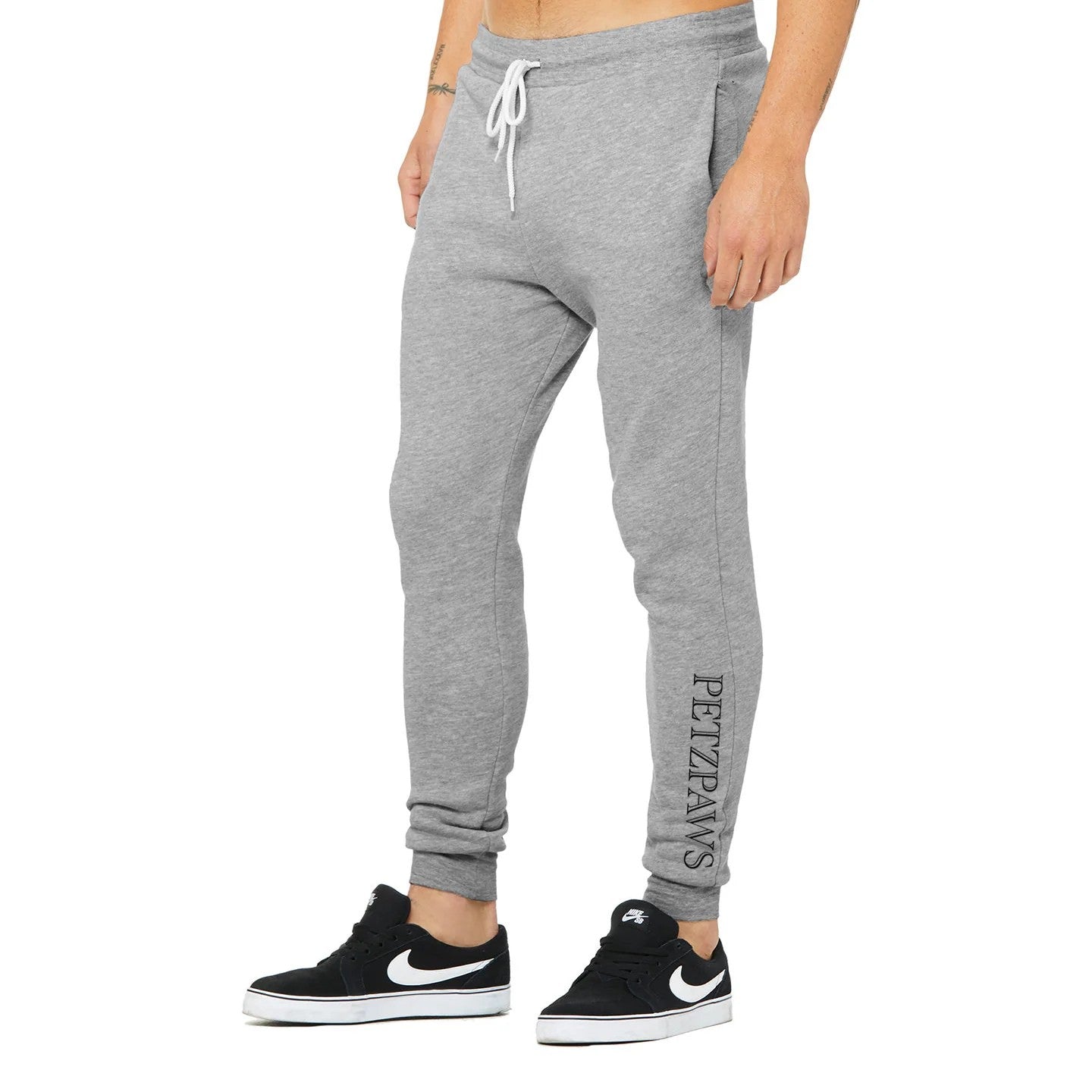 xu dog【TGNS】STAND POCKET SLIT SWEATPANTS PetzPaws Dog Walking Joggers