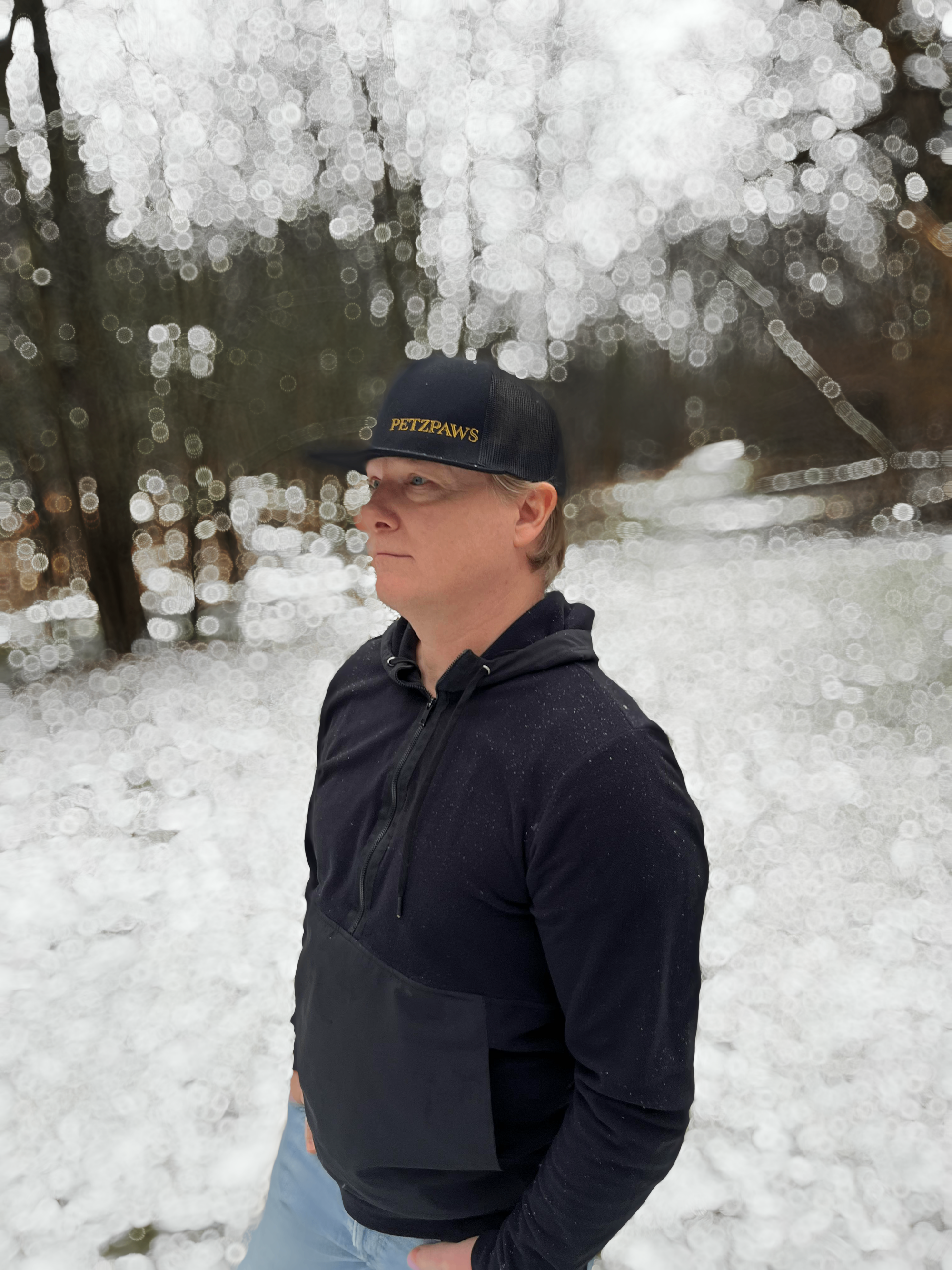 Dog Walking Cap - Black