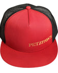 Dog Walking Cap - Red / Black
