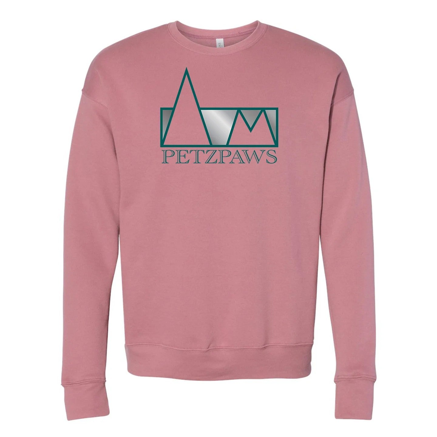 PetzPaws Dog Walking Sweatshirt Blue Silver